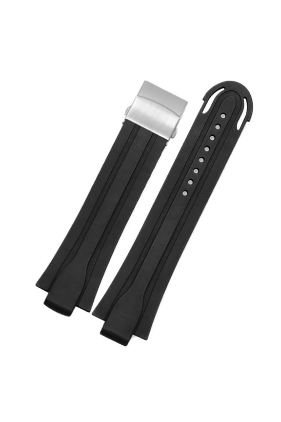 Watch Strap Fit For Oris Diving Series 773 7730 Sports Diving Convex Rubber Watchband Accessories 24x12mm