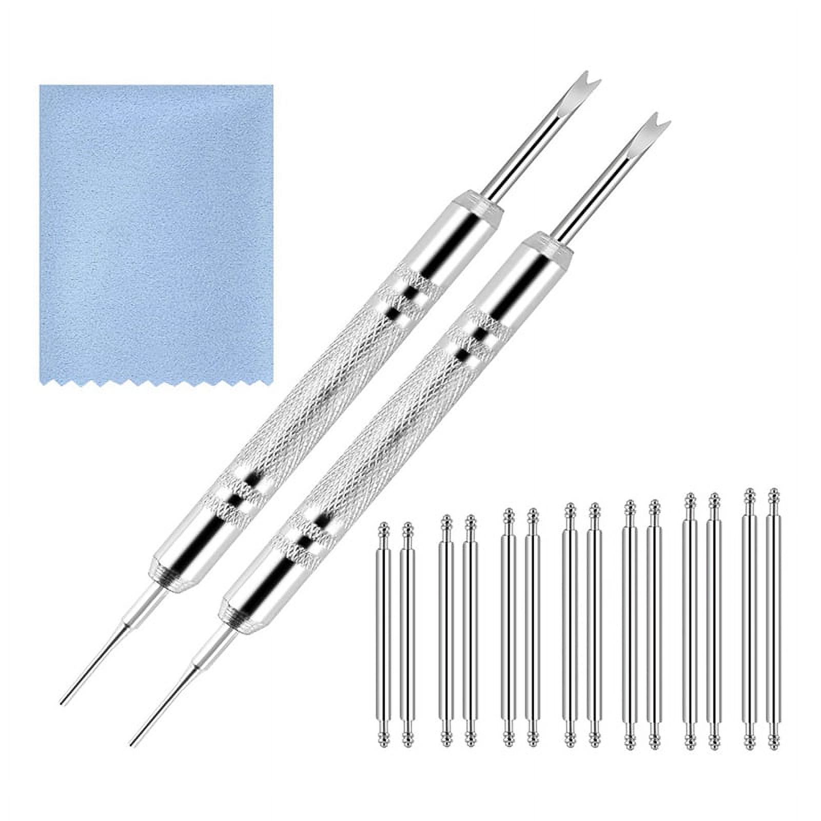 Watch Strap Removal Tool Kit with Bar Tool Watch Cleaning Cloth Link