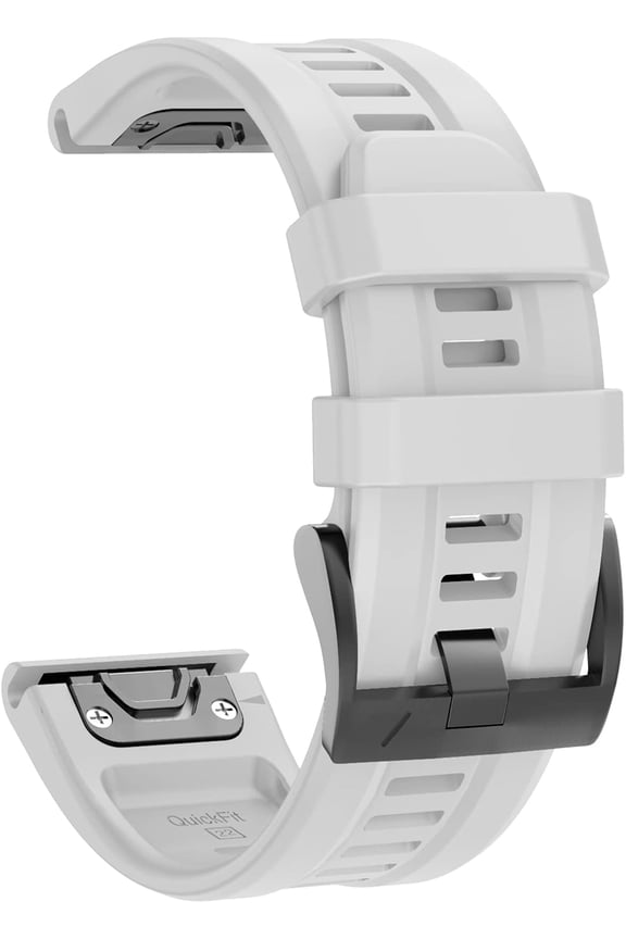 Watch Strap for Fenix 8 47mm/7/6 Pro/5 Plus, 22mm Silicone QuickFit Replacement Band for Approach S60/S62 Smartwatch