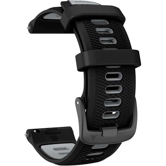 Watch Strap for Forerunner 255 Music/Forerunner 265/Garmin Venu 2/Vivoactive 4 Silicone Quick Release Replacement Band 22mm
