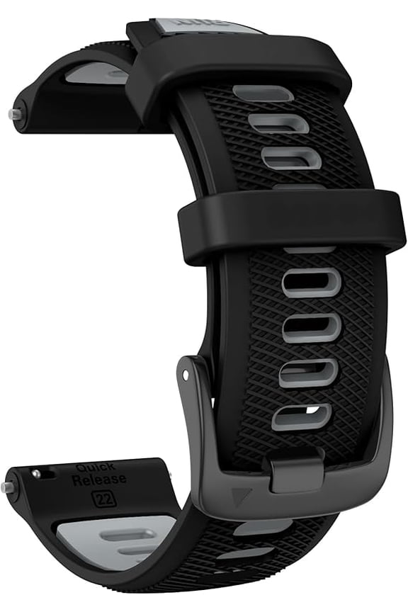 Watch Strap for Forerunner 255 Music/Forerunner 265/Garmin Venu 2/Vivoactive 4 Silicone Quick Release Replacement Band 22mm