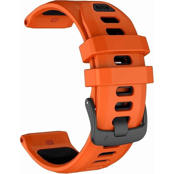 Watch Strap for Garmin Forerunner 970/965/955/945/935, 22mm Soft Silicone Replacement Band