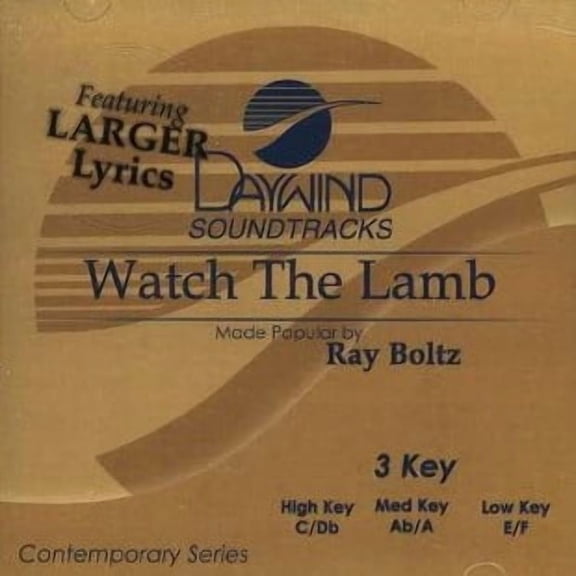 Watch The Lamb, Accompaniment Cd