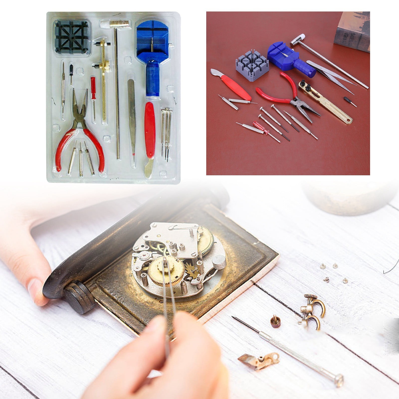Watch Tool Kit 16 Piece Set For Battery Replacement And DIY Watch