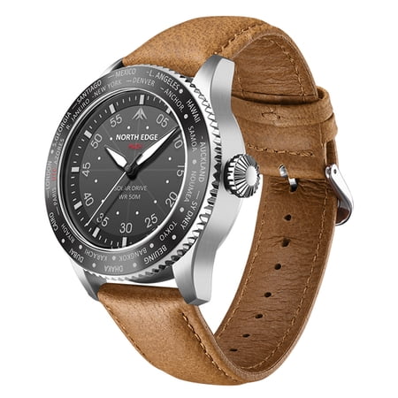 Watch,Watch Solar Powered Watch Pilot Waterproof Vision To 180 Functional Men North 50m Waterproof Watch Men 180 Solar Vision To