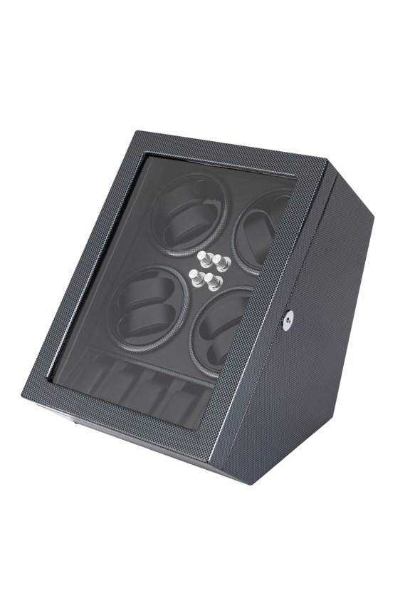 Watch Winder 8+5 Slots Lock & Key Automatic Watch Winder Box 5 Modes LED Light Exquisite Quiet Safe Storage Display for Automatic Watches