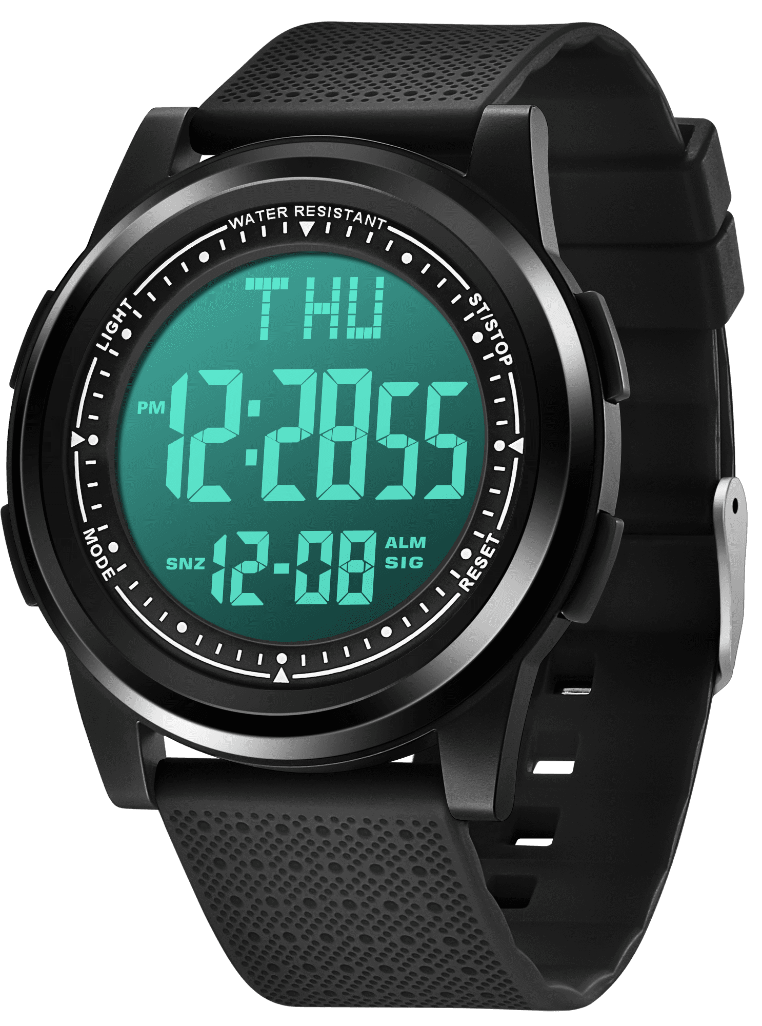 AE1000W-1A3V, Illuminator Black and Gold Digital Watch