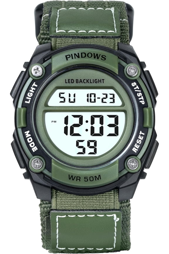 Watch for Men, Men's Digital Military Sport Watch Date Multi-Function LED Alarm Stopwatch.