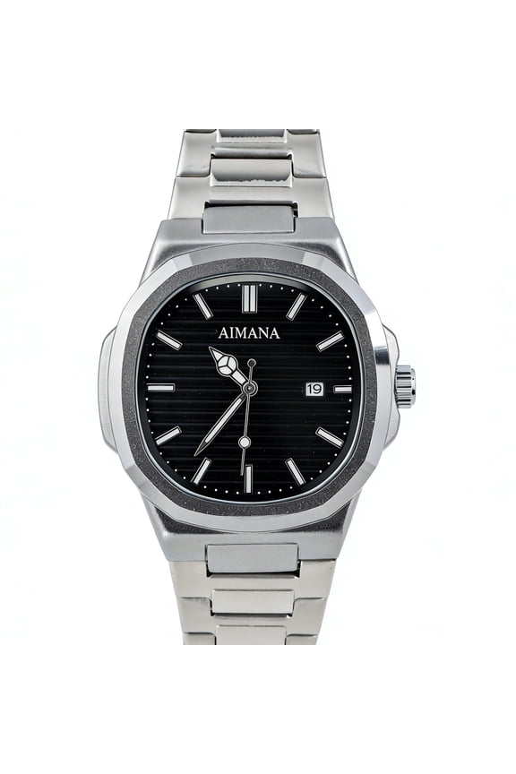 Watch for Men, Mens Watches Quartz Analog Stainless Steel Business Dress Luxury with Date, Reloj para Hombre