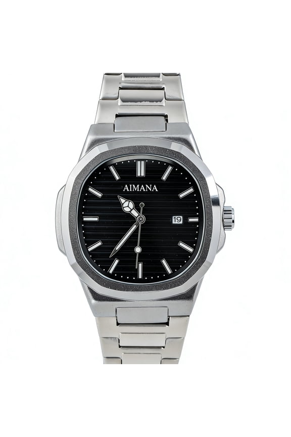 Watch for Men, Mens Watches Quartz Analog Stainless Steel Business Dress Luxury with Date, Reloj para Hombre