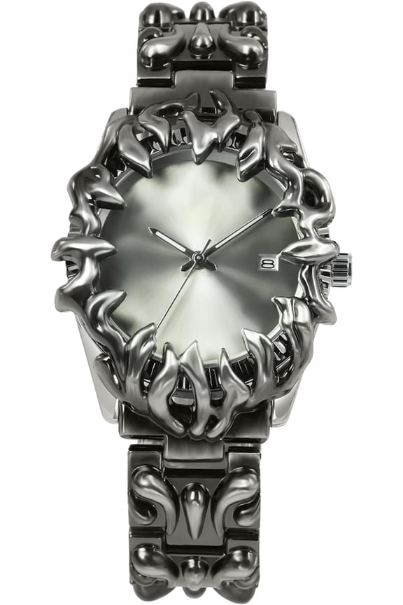 Watch for Men Retro Fashion Wristwatch Casual Gothic Steampunk Quartz Analog Hand Watches Hop Cool Alien Y2K Male Clock