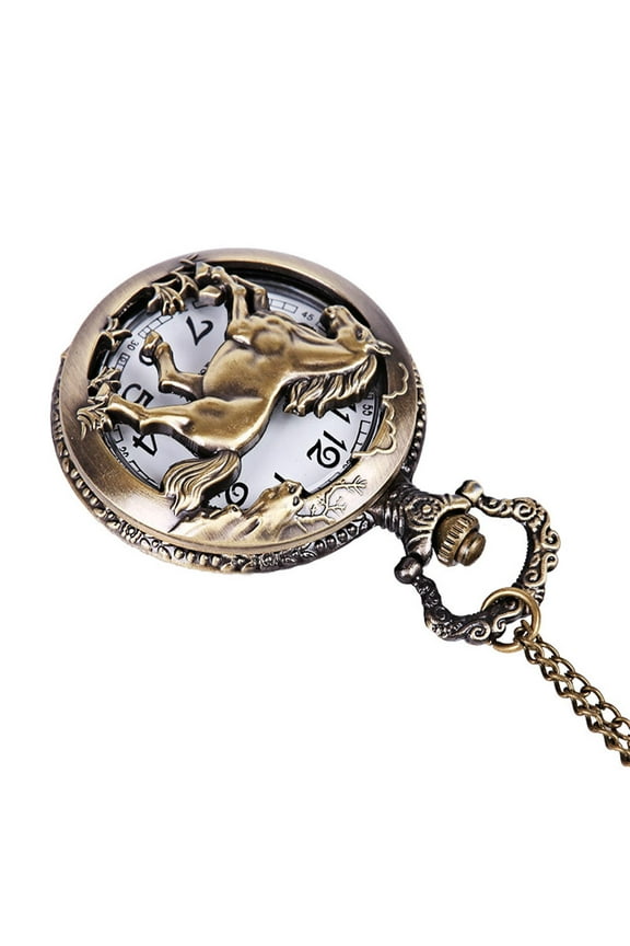 Watch for Men Vintage Chain Retro The Greatest Pocket Watch Necklace For Grandpa Dad Gifts Wrist Watches