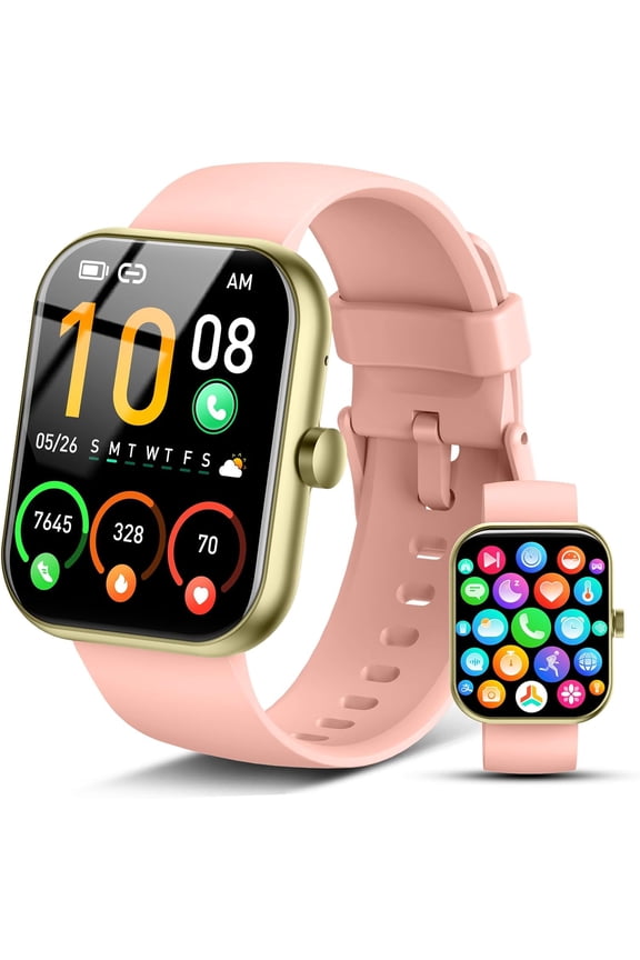 Watch for Men Women, 2026 Release (Answer/Make Call) 1.96"  Fitness  Running Watch,IP68 , Pedometer,Step/Sleep/ ,110+  Mode Smartwatch for Android,