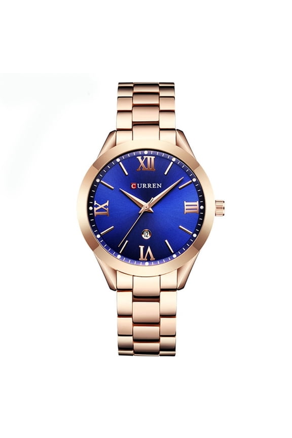 Watch for Women Analog Quartz Watch Fashion Simple Wristwatch Stainless Steel Watch Band Ladies Watch Waterproof Watch Gift for Woman