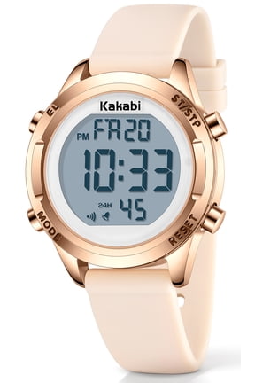 Watch for Women,Digital Sport Women Wristwatch with Silicone Strap Alarm/Stopwatch/Back Light Birthday Gifts for Women