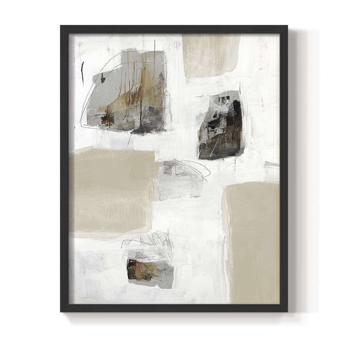 Watch from the Window II V30 Framed Print in Black Solid Wood 11 x 14 Framed Print