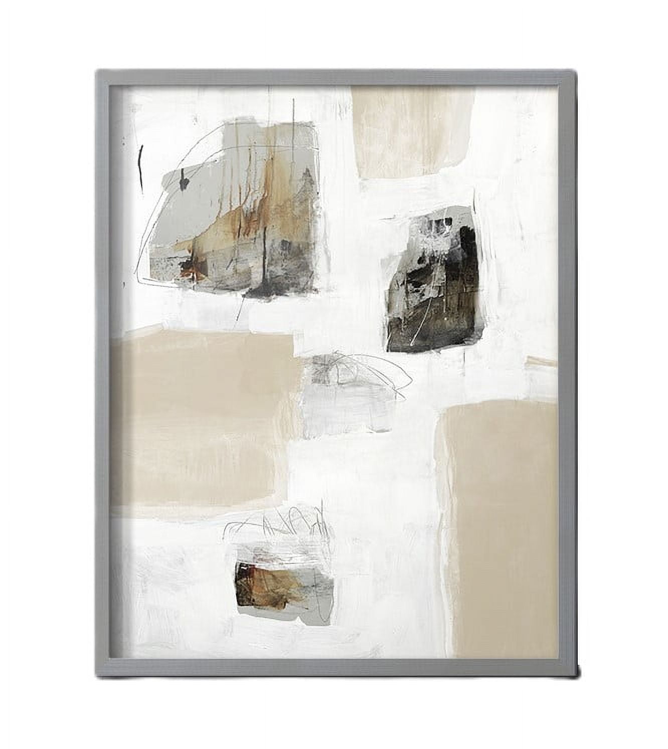 Watch from the Window II V30 Framed Print in Gray Solid Wood 8 x 10 Framed Print