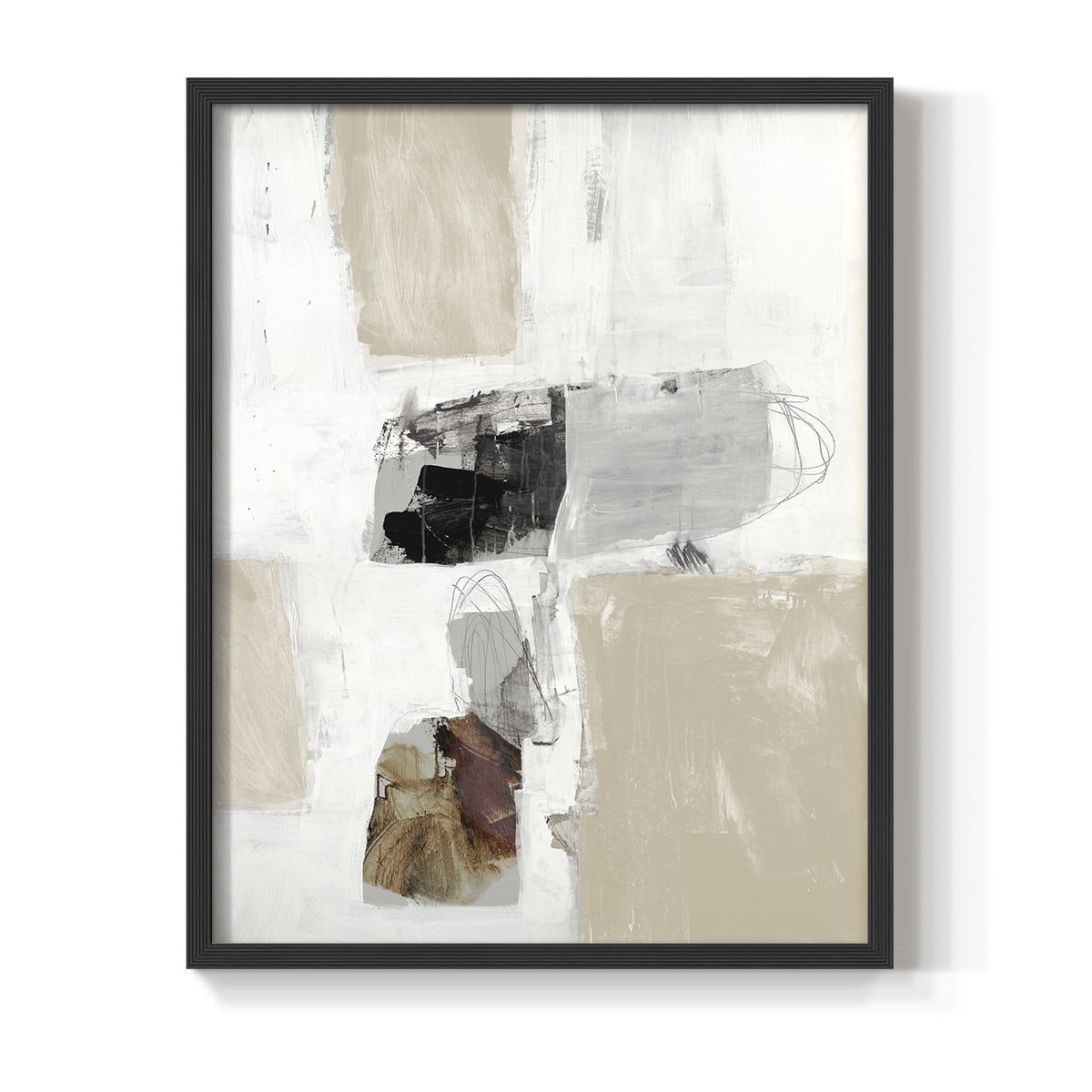 Watch from the Window III V30 Framed Print in Black Solid Wood 16 x 20 Framed Print