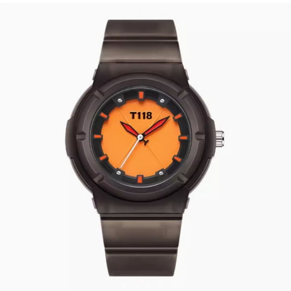 Watch men's and women's fashion contrasting colors niche design high value student quartz watch sports waterproof couple watch