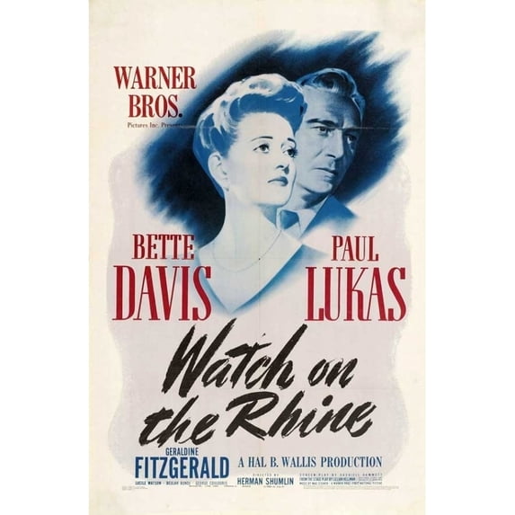 Watch on the Rhine Movie Poster Print (27 x 40) - Item # MOVCJ3168