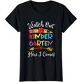 thumbnail image 1 of Watch out Kindergarten Here I Come Back To School T-Shirt, 1 of 3