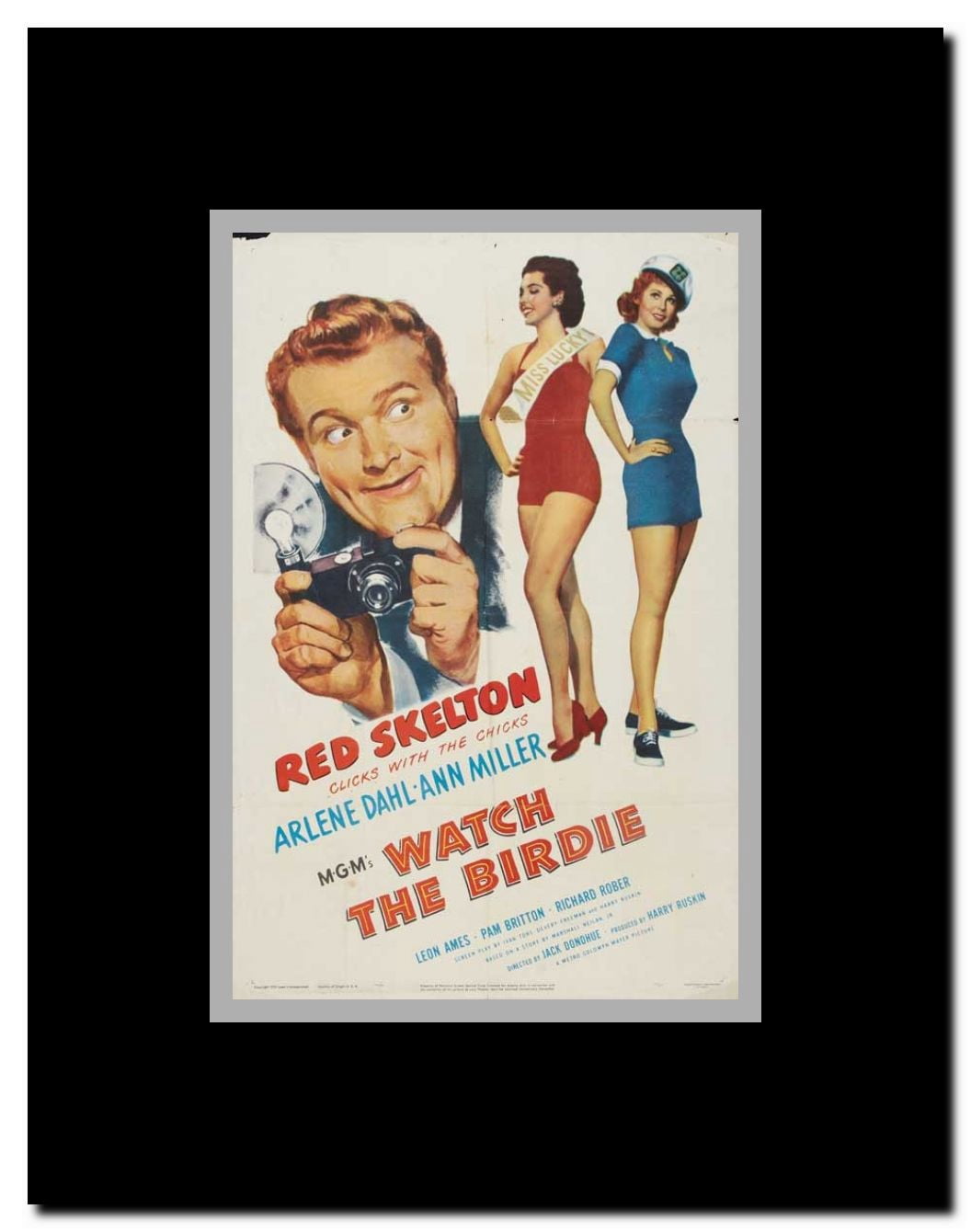 Watch the Birdie Framed Movie Poster