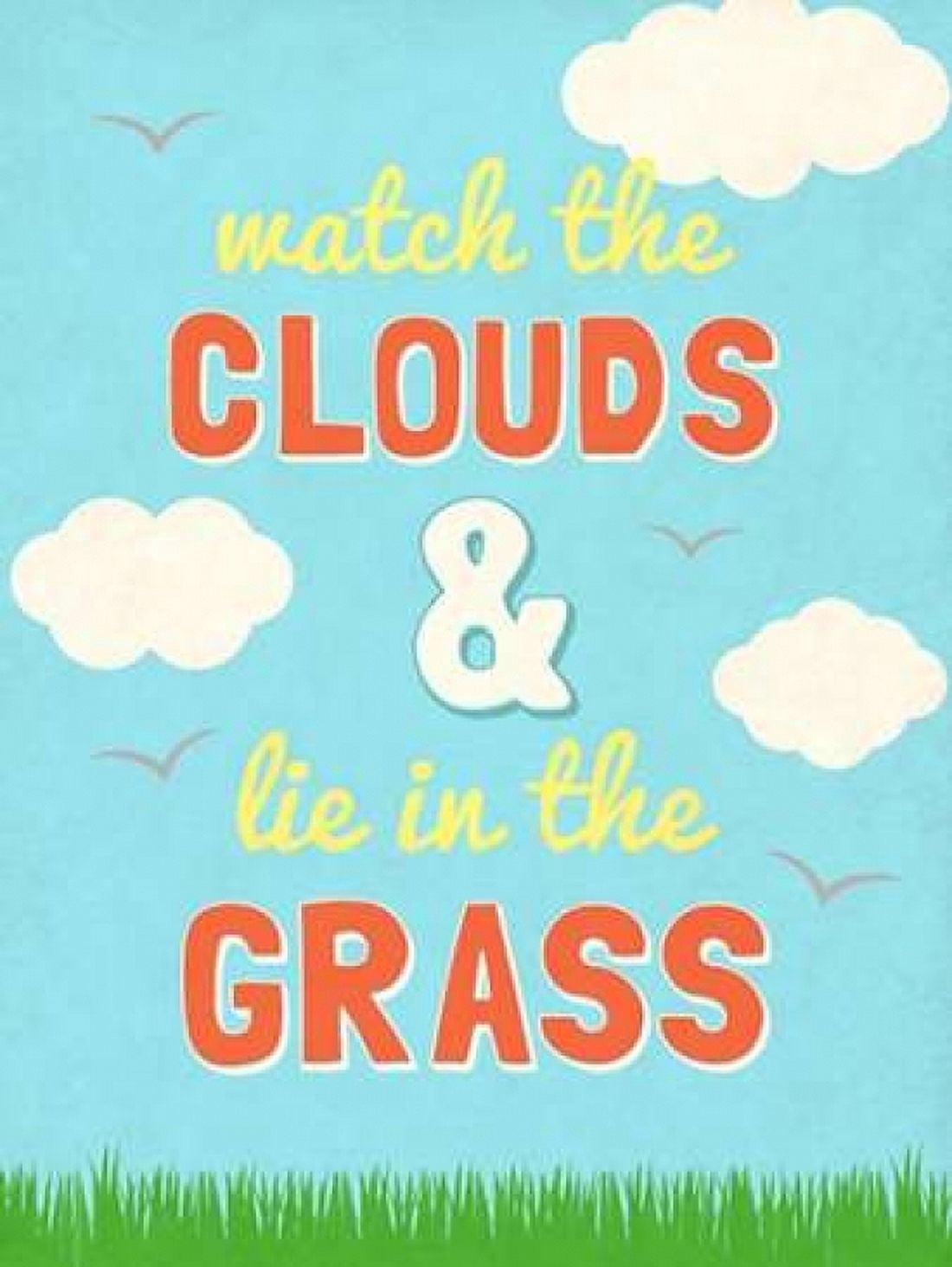 Watch the Clouds Canvas Art - SD Graphics Studio (18 x 24)