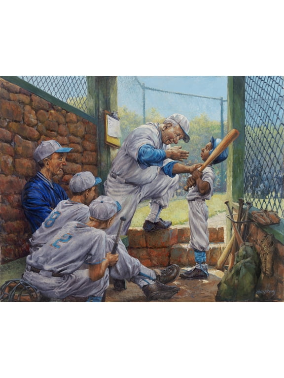 Watch The High Inside Pitch by Andy Thomas - Paper Open Edition 13x16 - Classic Sports Scene for Art Lovers - 1 Unit per pack