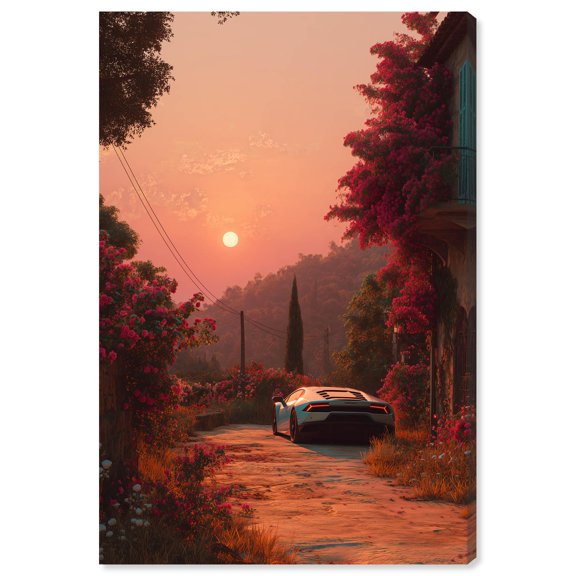 Watch the Sunset Canvas Print Travel Wall Art by Art Remedy, Gallery Wrapped, 20 x 30