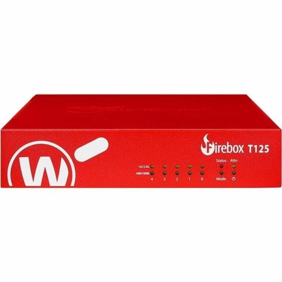 WatchGuard Firebox T125 Network Security/Firewall Appliance (wgt125001)