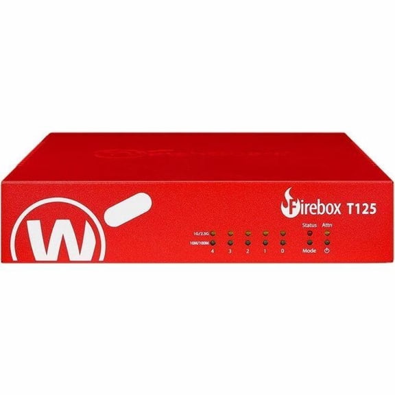 WatchGuard Firebox T125 Network Security/Firewall Appliance (wgt125671)