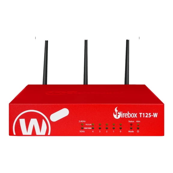 WatchGuard Firebox T125-W Network Security/Firewall, 3 Year Basic Security