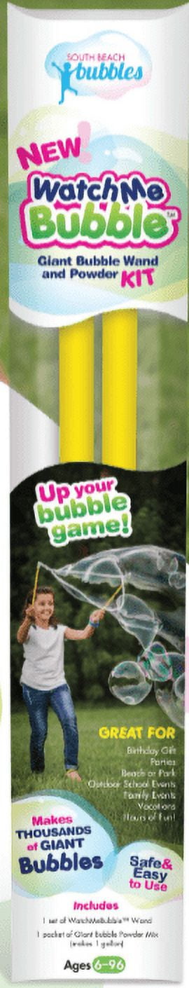 WatchMeBubble Giant Bubble Wand and Powder Kit