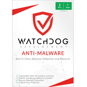 Watchdog Anti-Malware - 1-Year | 3-PC (Watchdog Antivirus Co)