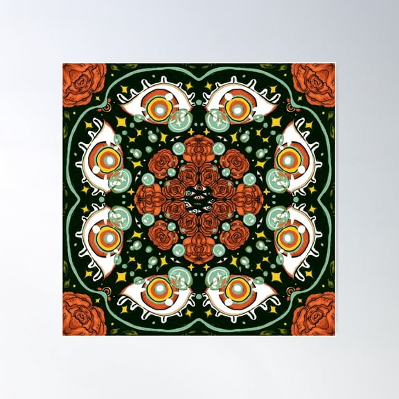 Watcher Poster Wall Art, Modern Wall Decor For Living Room Bedroom, 24x24 UNFRAMED