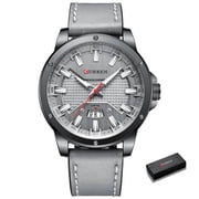 Watches Curren For Men Luxury Brand Fashion Quartz Wristwatch With Leather Strap Casual Business Clock Male - Quartz Wristwatches