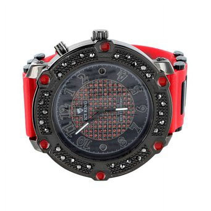 Watches For Men On Sale Red Black Rubber Strap Jojo Jojino Style Ice King Analog