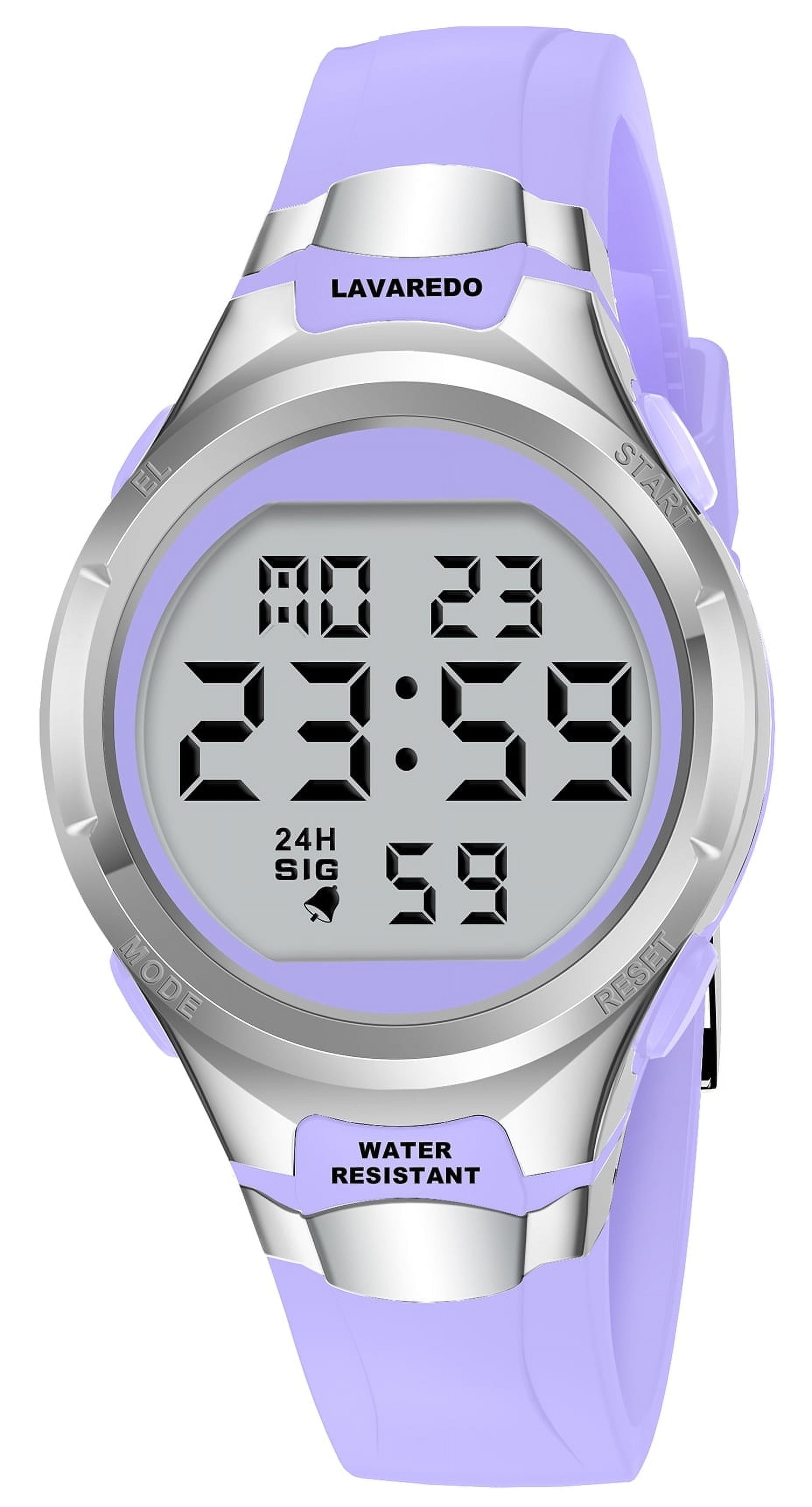 Watches For Women,Digital Watch for Ladies Waterproof Wristwatch with ...