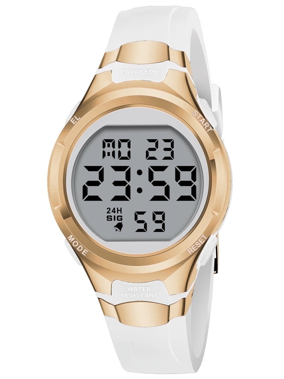 Watches for Women,Digital Watch for Ladies Waterproof Wristwatch with Alarm/Stopwatch/Back Light Gifts for Women
