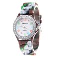 thumbnail image 1 of Watches For Women Rhinestone Decor Silicone Quartz Watch, Round Case Wrist Watch, Fashion Exquisite Versatile Casual Daily Wear Watch, 1 of 2