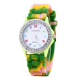 thumbnail image 1 of Watches For Women Rhinestone Decor Silicone Quartz Watch, Round Case Wrist Watch, Fashion Exquisite Versatile Casual Daily Wear Watch, 1 of 2