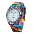 thumbnail image 1 of Watches For Women Rhinestone Decor Silicone Quartz Watch, Round Case Wrist Watch, Fashion Exquisite Versatile Casual Daily Wear Watch, 1 of 2