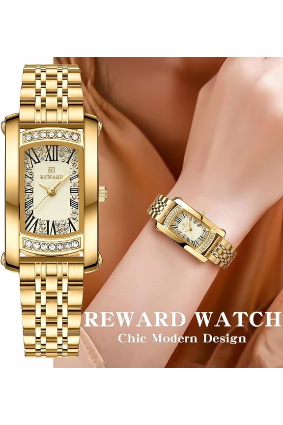 Watches Women with Date Silver Stainless Steel Luxury Ladies Watches with Small Writs Diamond for Women Waterproof Elegant Dress Quartz Analog Women's Wrist Watches Reloj de Mujer