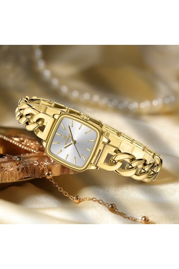 Watches Women with Date Silver Stainless Steel Luxury Ladies Watches with Small Writs Diamond for Women Waterproof Elegant Dress Quartz Analog Women's Wrist Watches Reloj de Mujer