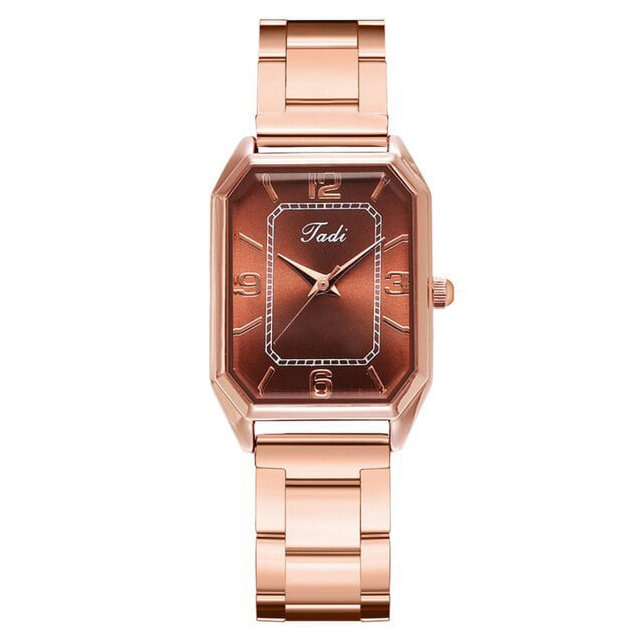 Watches Women Rose Gold Wristwatch Stainless Steel Strap Fashion Brand Watch  Female Ladies Quartz Clock Women Gift Reloj Mujer 