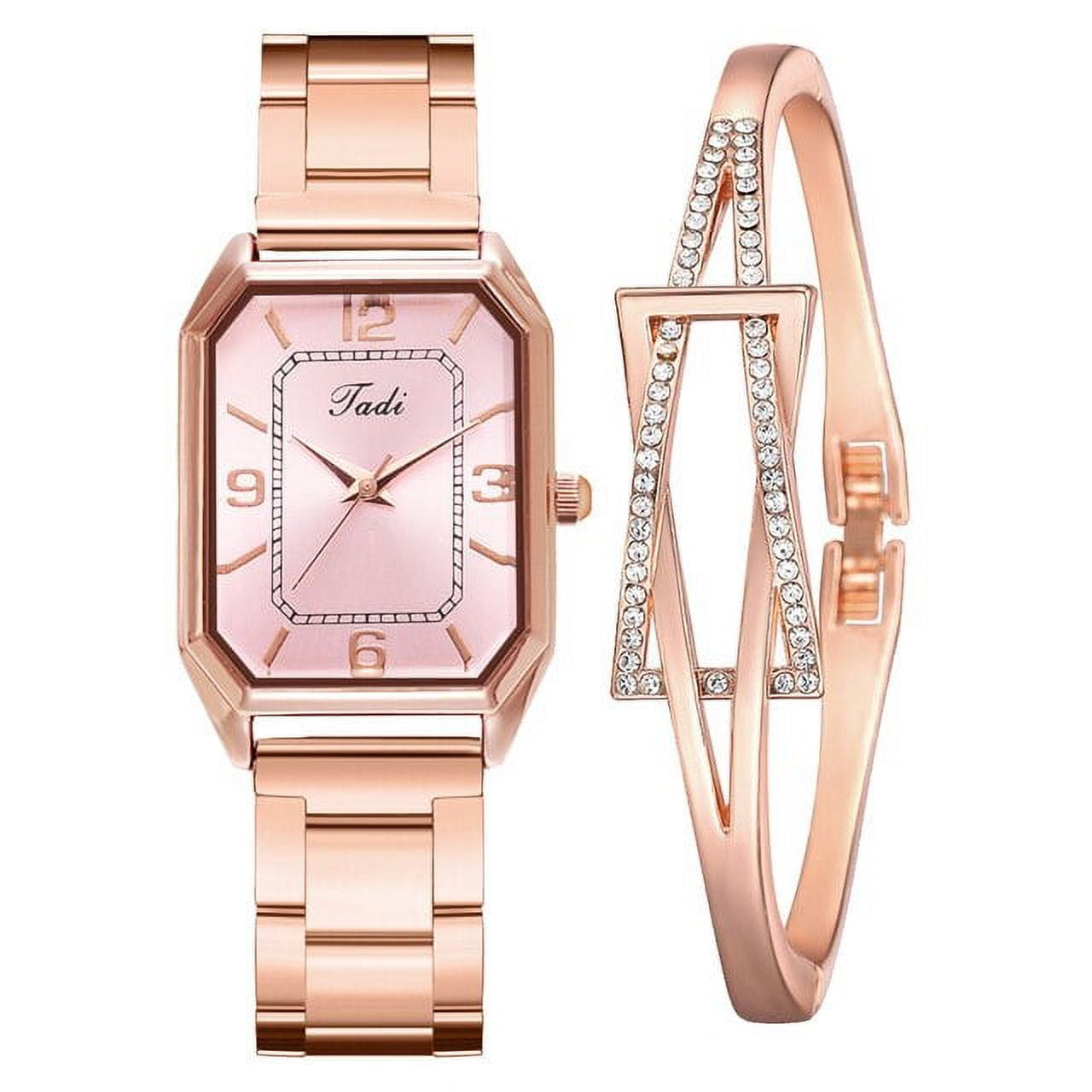 Watches Women Rose Gold Wristwatch Stainless Steel Strap Fashion Brand Watch  Female Ladies Quartz Clock Women Gift Reloj Mujer 