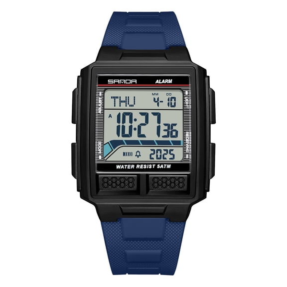 Watches for Man Digital Watches Waterproof Sport Watch with LED Backlight, Running Sports Digital Watch Gifts for Man Father's Day Gift