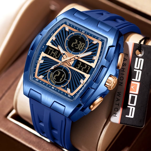 Watches for Man Digital Watches Waterproof Sport Watch with LED Backlight, Running Sports Digital Watch Gifts for Man Father's Day Gift