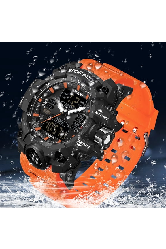 Watches for Man Digital Watches Waterproof Sport Watch with LED Backlight, Running Sports Digital Watch Gifts for Man Father's Day Gift