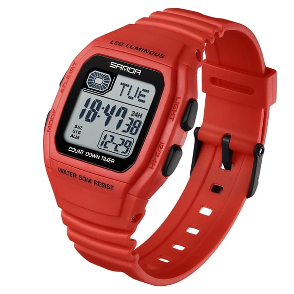 Watches for Man Digital Watches Waterproof Sport Watch with LED Backlight, Running Sports Digital Watch Gifts for Man Father's Day Gift